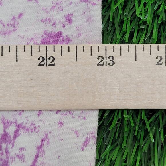 Vintage 90s Splatter Tie-Dye Shirt Womens XL 23x24 Purple USA - Picture 4 of 10